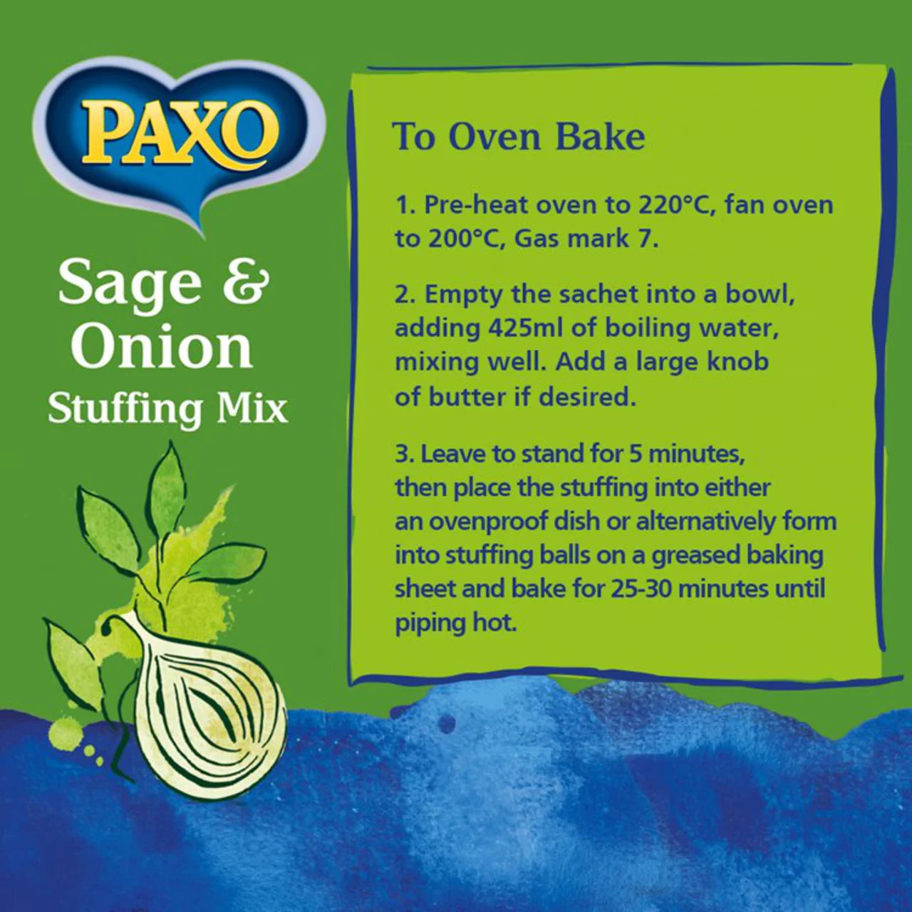 Paxo Sage and Onion Stuffing Mix 170g