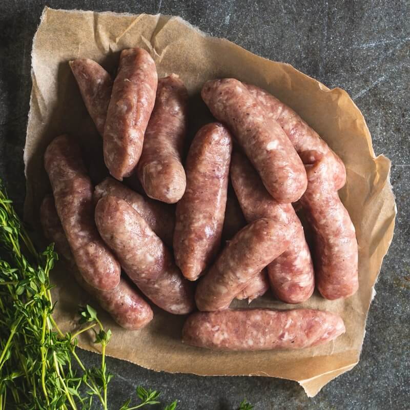 20-26 Pork Cocktail Sausages 350-400g