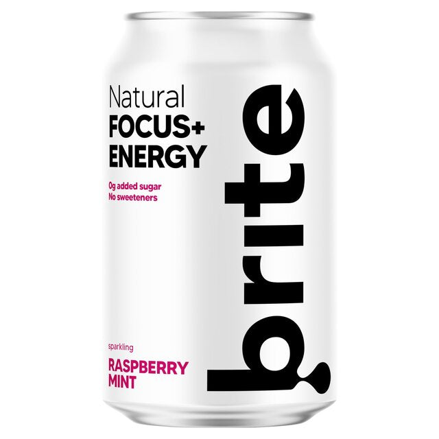 Brite Natural Focus, Energy Raspberry Mint 330ml