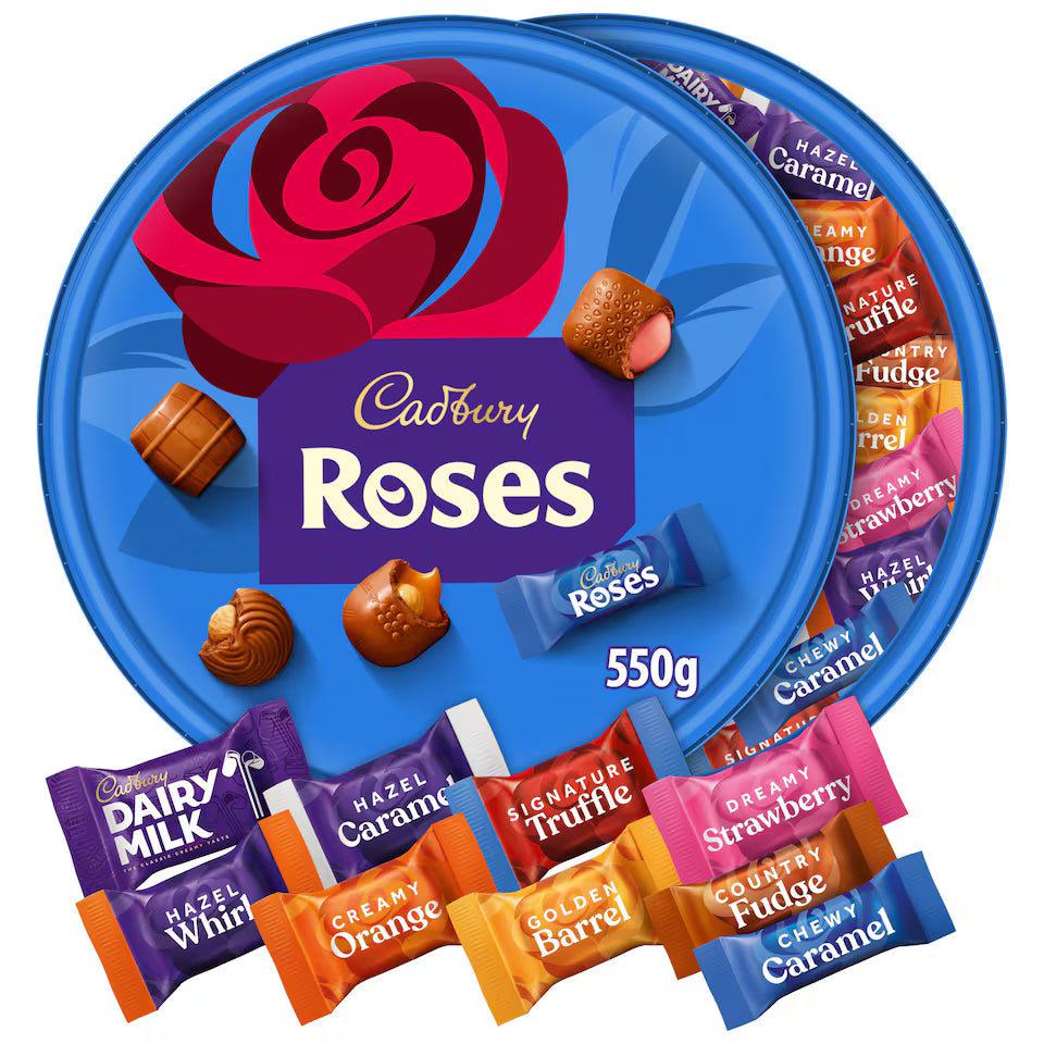 Cadbury Roses Chocolate Tub 550g
