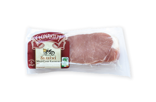 Clonakilty Mild Cure Back Bacon 250g