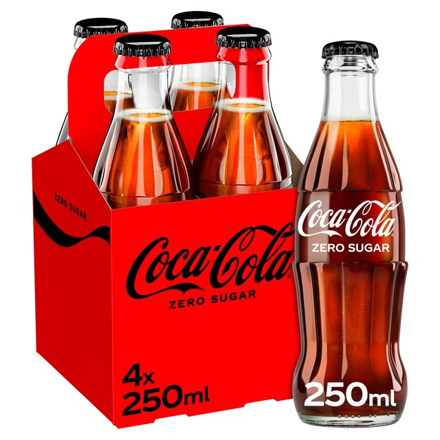 Coca Cola Zero Sugar 4 x 250ml