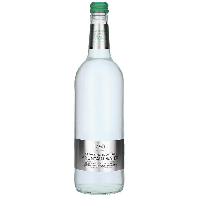 M&S Sparkling Scottish Mountain Water 750ml Glass