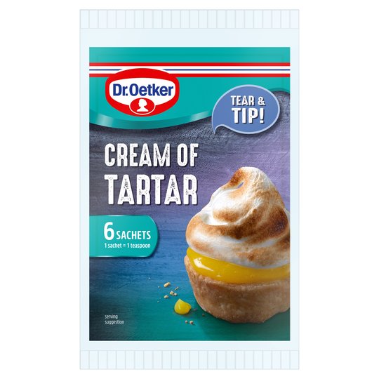 Dr. Oetker Cream of Tartar Sachets 6x 5g