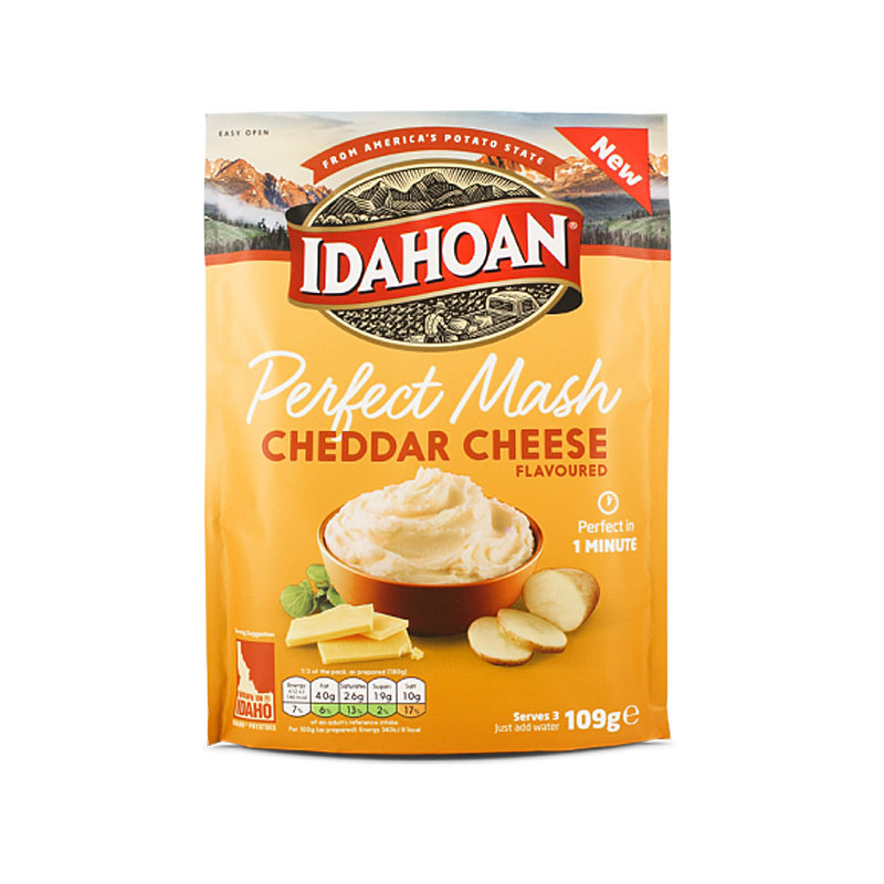 Idahoan Perfect Mash Cheddar Cheese 109G
