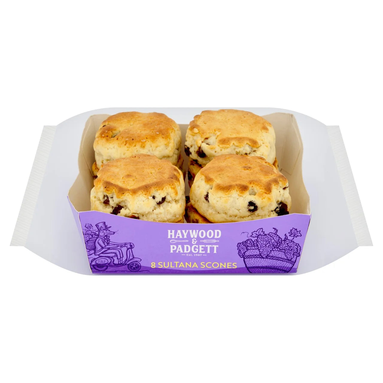 Sultana Scones 8 Pack