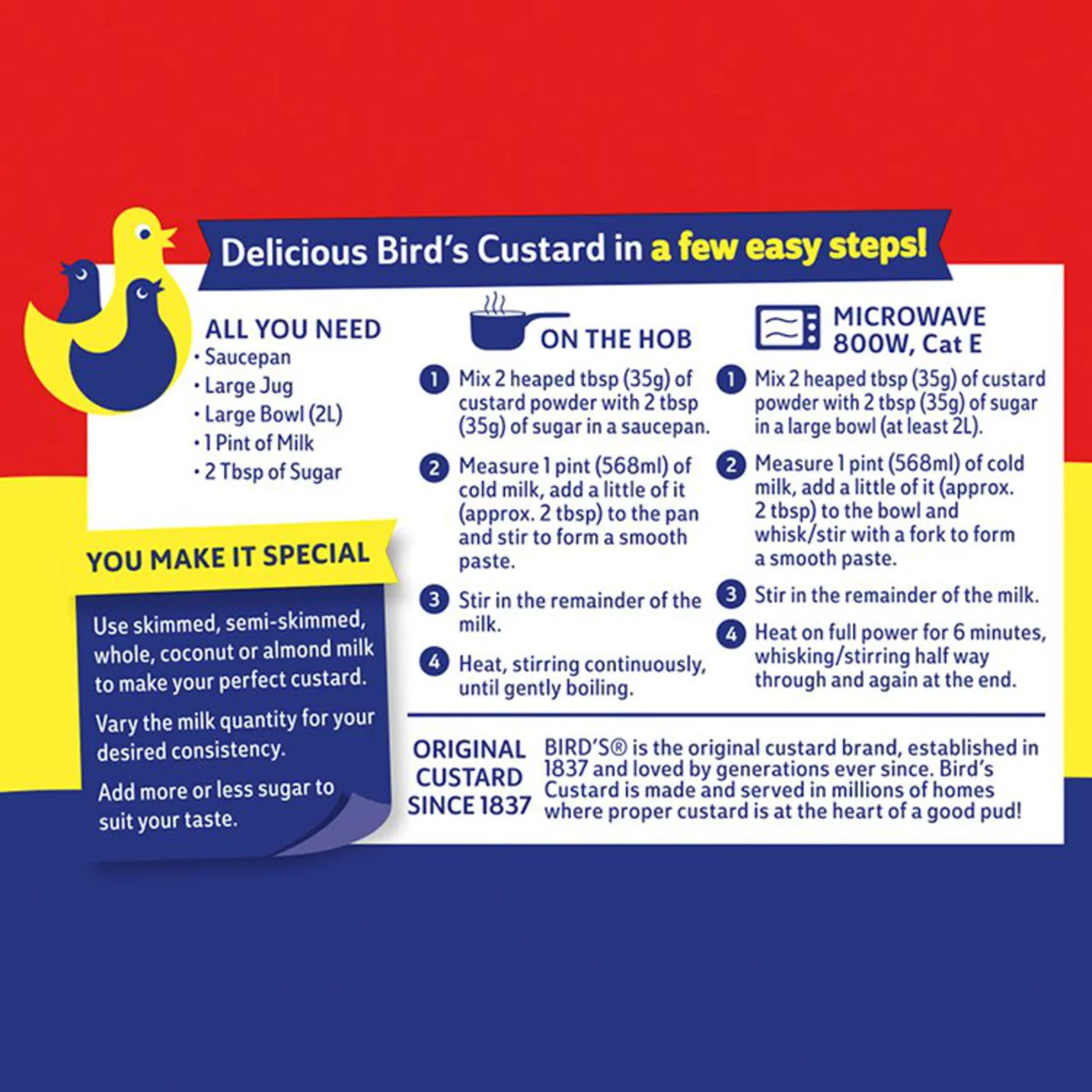 Birds Custard Powder 350g