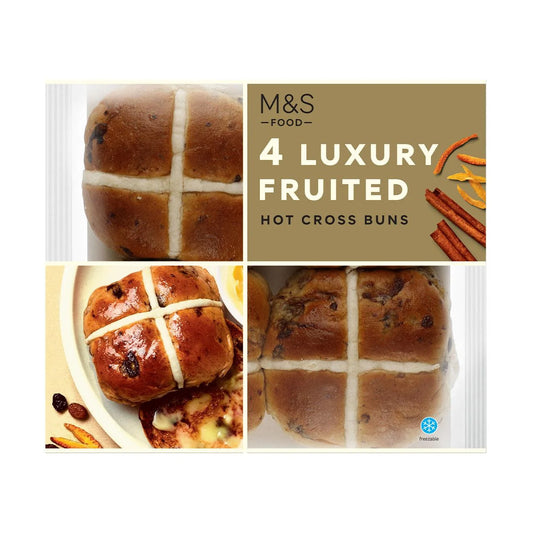 Marks & Spencer Luxury Hot Cross Buns 4x