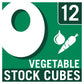 Oxo 12 Vegetable Stock Cubes 71g