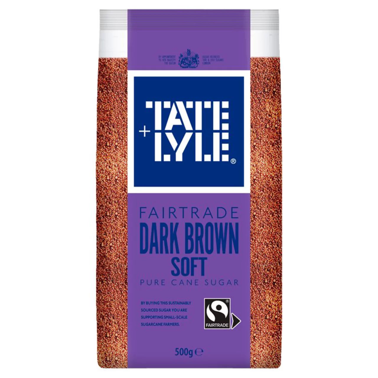 Tate & Lyle Sugars Fairtrade Cane Sugar Dark Brown Soft Sugar 500g