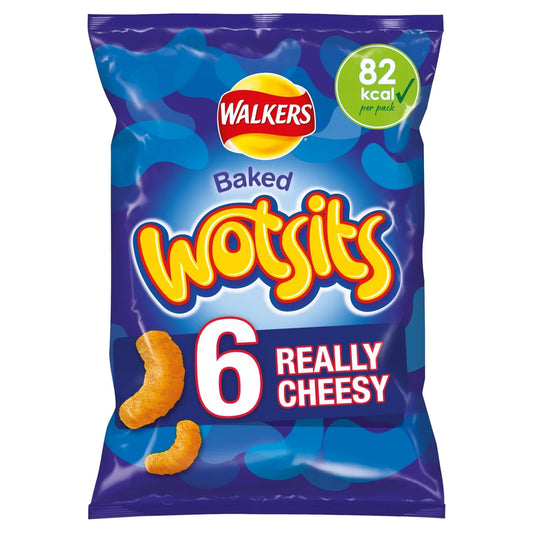 Walkers Wotsits Really Cheesy Snacks 6 pack