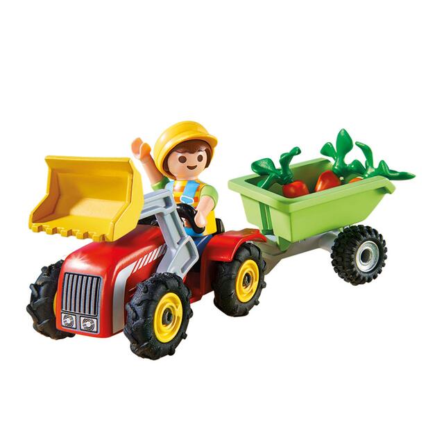 Playmobil Easter Gift Child & Tractor 5+