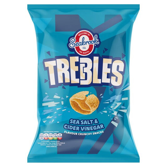 Seabrook Trebles Salt & Vinegar Sharing Bag 120g