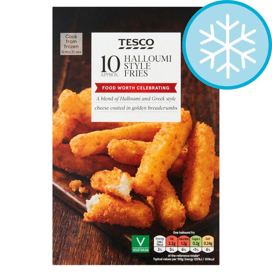 Tesco 10 Halloumi-Style Fries 170G