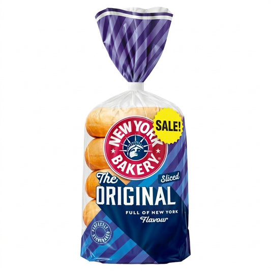 New York Bakery Co. Plain Bagels 5 Pack 300g