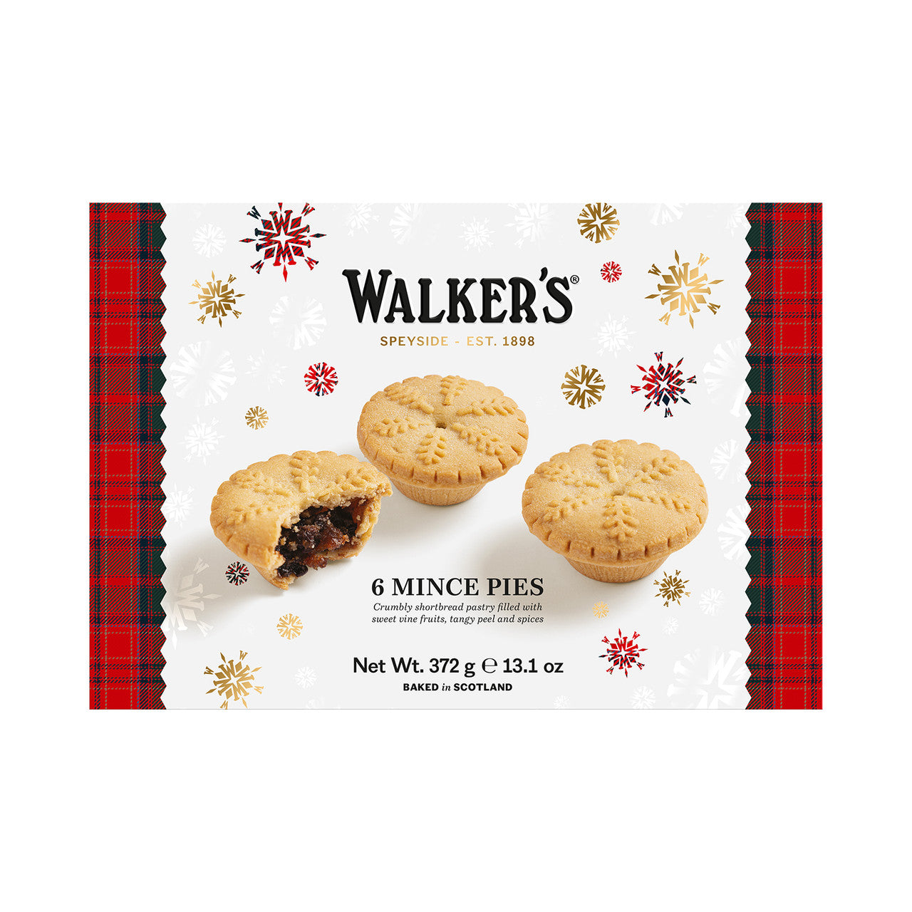 Walker's 6 Luxury Mince Pies 372g