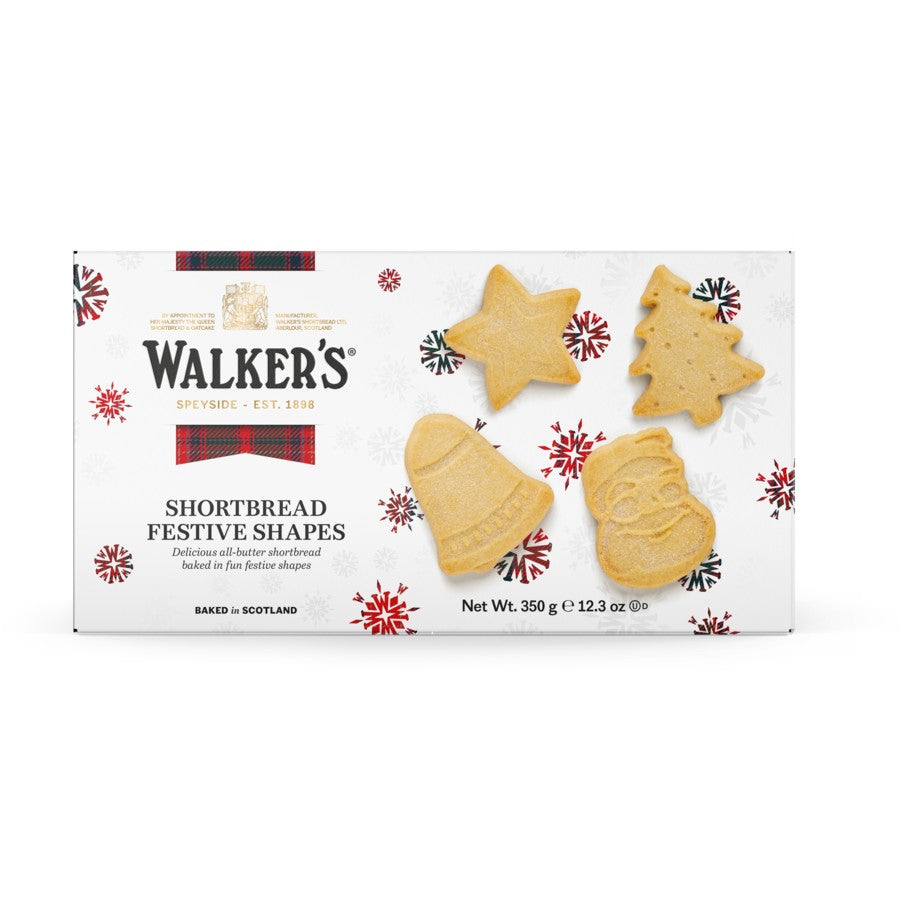 Walkers Shortbread Festive Shapes 350g