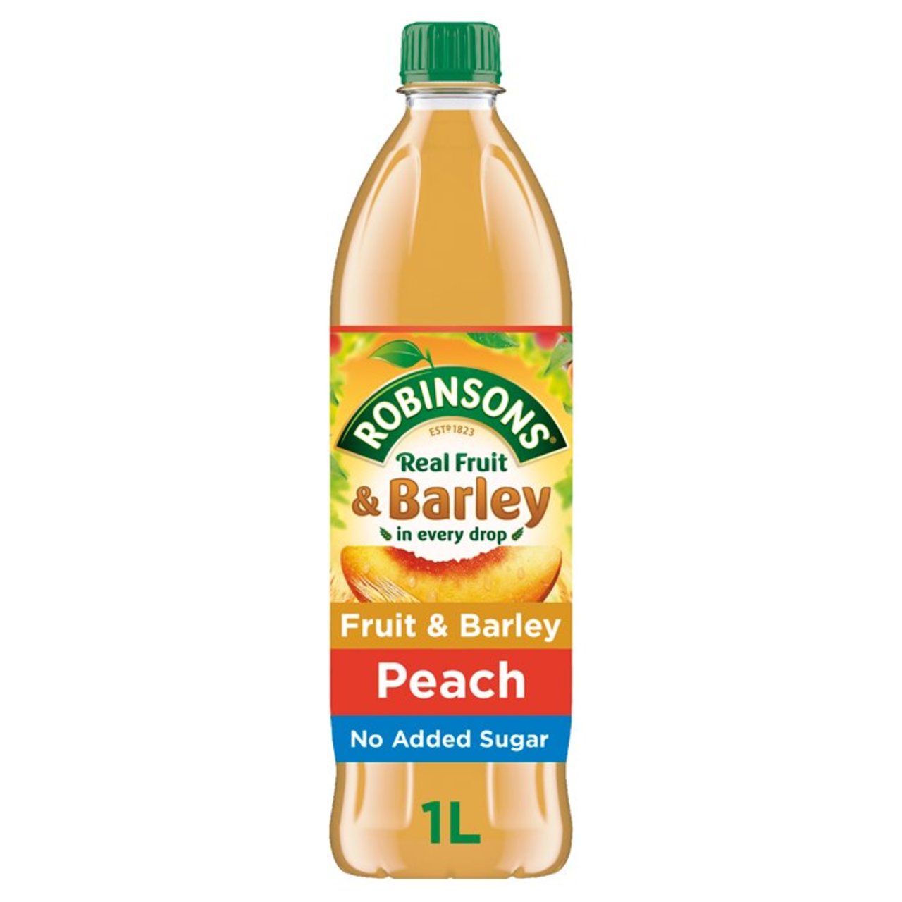 Robinsons Real Fruit & Barley Peach 1 Litre