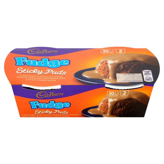 Cadbury Sticky Puds Fudge 2 per pack