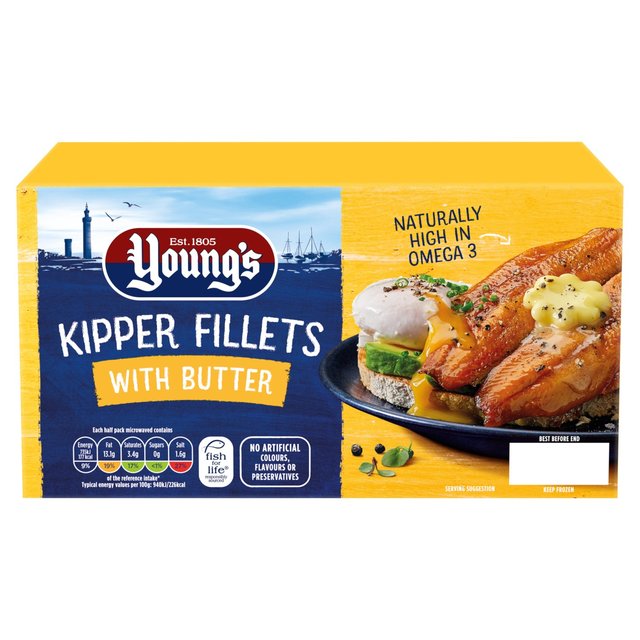 Youngs Scottish Kipper Fillets 170g