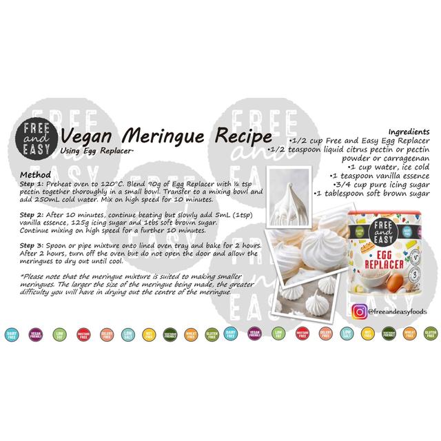 Free & Easy Free From Vegan Egg Replacer 135g