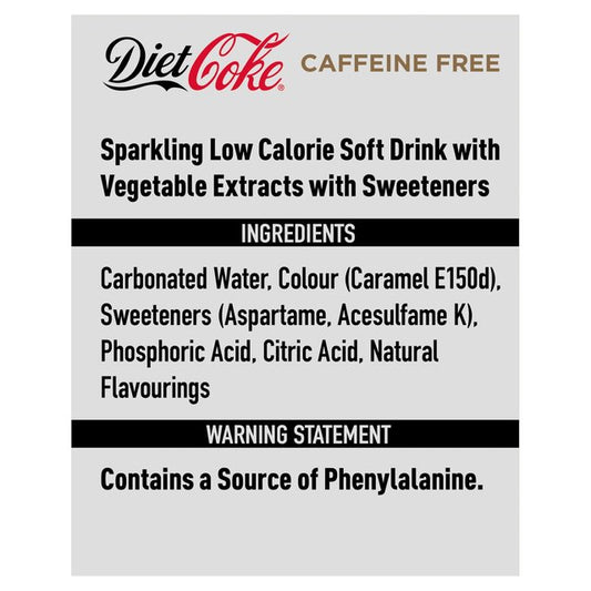 Diet Coke Caffeine Free 2L