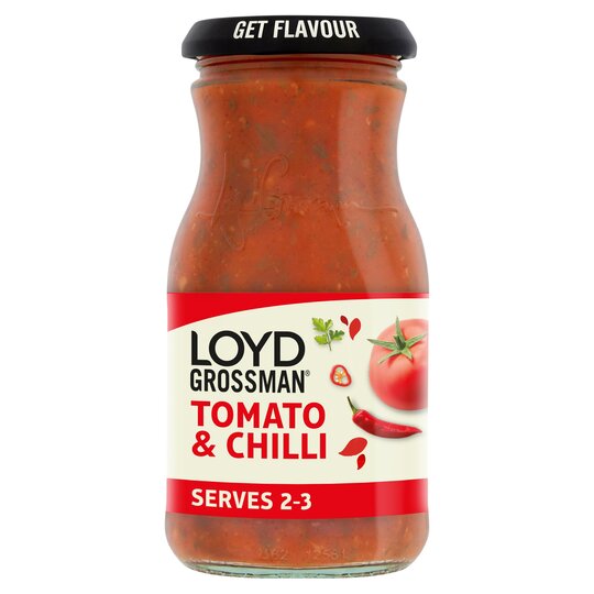 Loyd Grossman Tomato & Chilli Pasta Sauce 350G