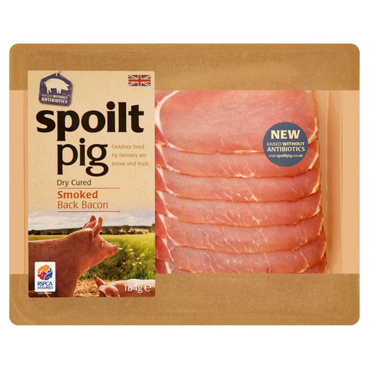 Spoiltpig Dry Cured Smoked Back Bacon 184g