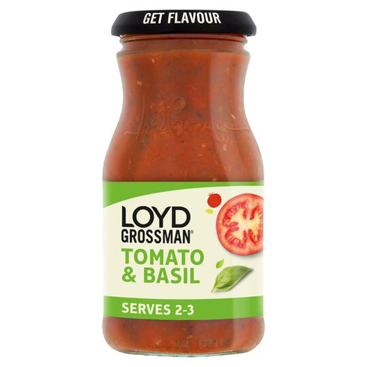 Loyd Grossman Tomato & Basil Pasta Sauce 350G