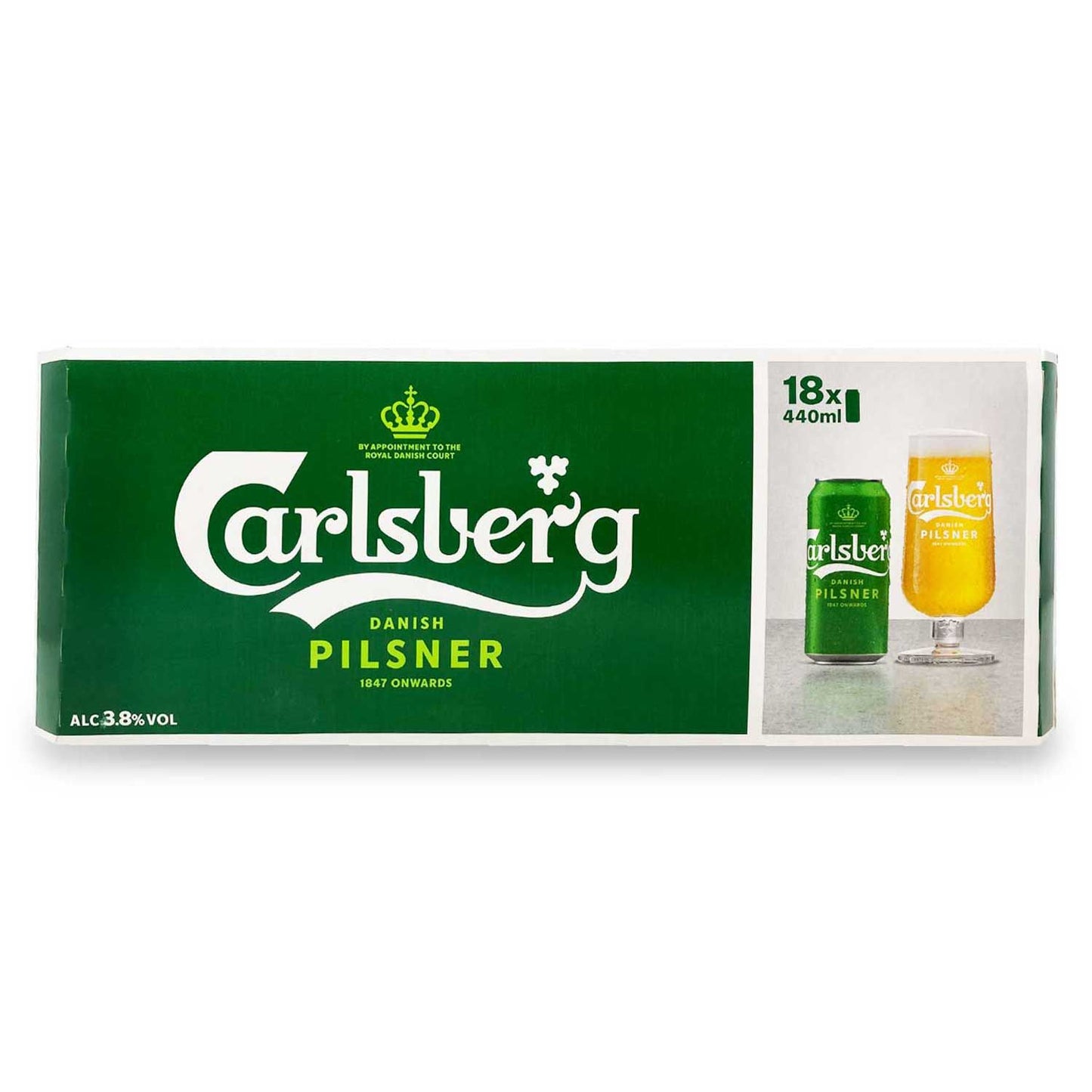 Carlsberg Lager Beer 18x440ml