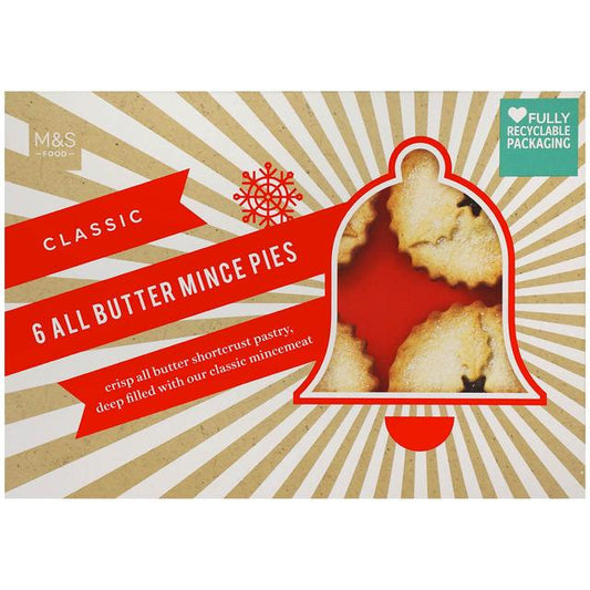 M&S 6 Classic Mince Pies 350g