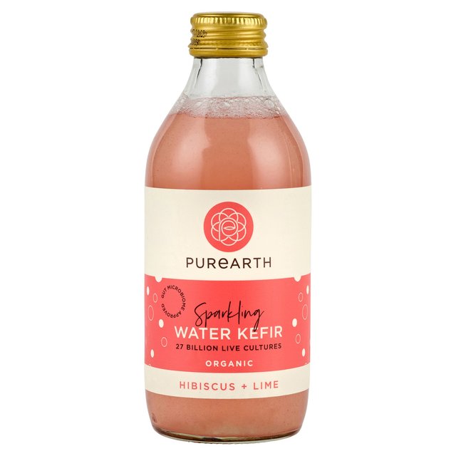 Purearth Organic Hibiscus & Lime Kefir 270ml