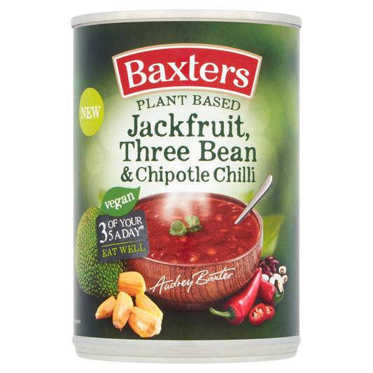 Baxters Plant Based Jackfruit Three Bean & Chipotle Chilli Soup 400