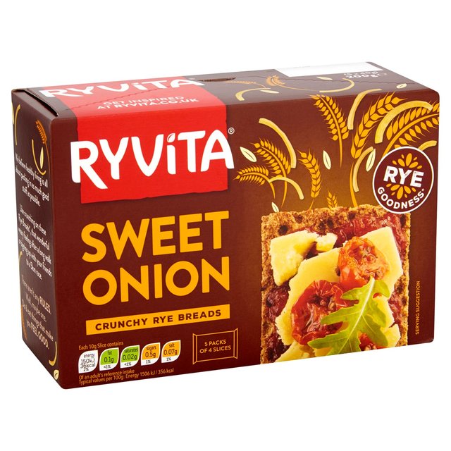 Ryvita Sweet Onion Crisp Bread 200g