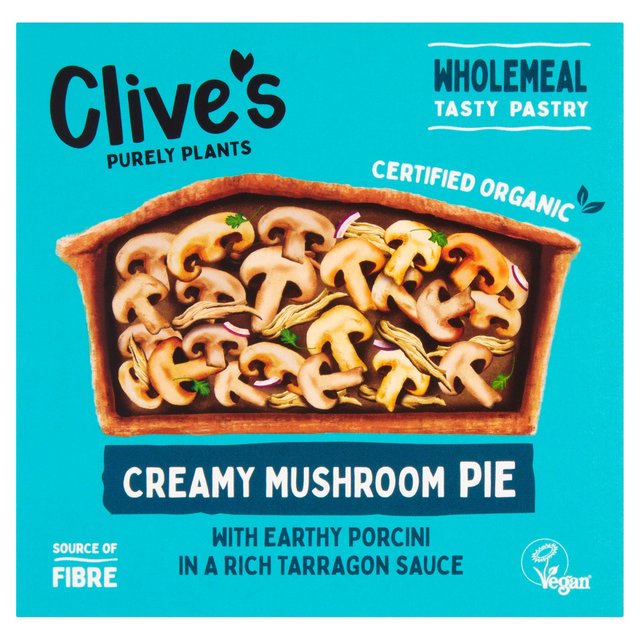 Clive's Organic Creamy Mushroom Pie 235g