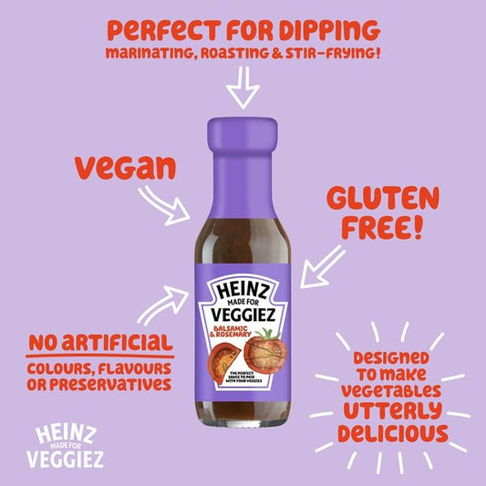 Heinz Made for Veggies - Balsamic & Rosemary Sauce 250ml