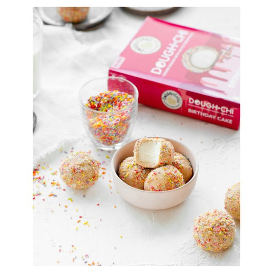 Doughlicious Birthday Cake Dough Chi Ice Cream 6 x 34g