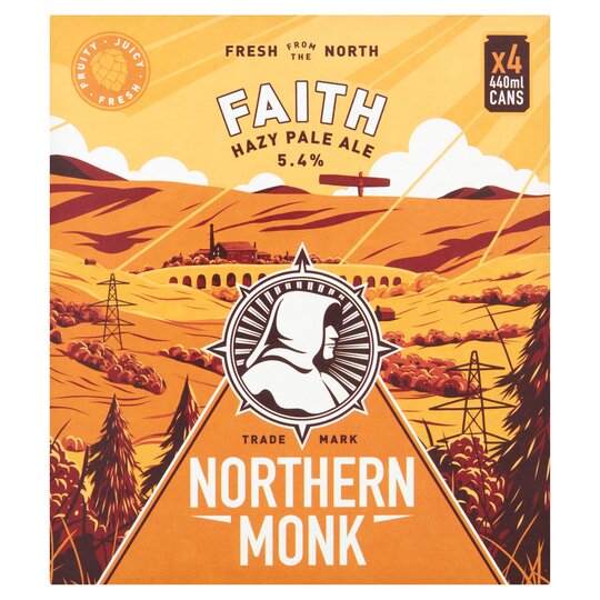 Northern Monk Faith Hazy Pale Ale 4 X 440Ml