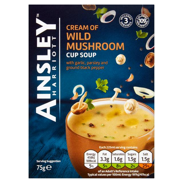 Ainsley Harriott Cream of Wild Mushroom Cup Soup 75g