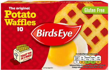 Birds Eye The Original 10 Potato Waffles 567g