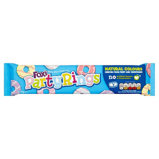 Fox's Party Rings 125g PM