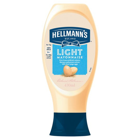 Hellmann's Squeezy Mayonnaise Light 430ml