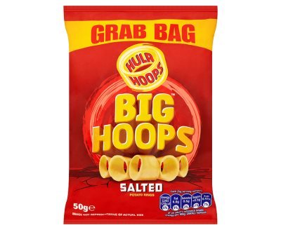 Hula Hoops Big Hoops Salted Potato Rings 50g