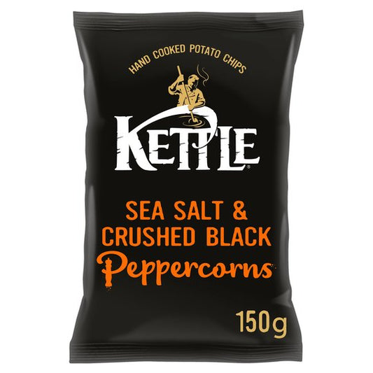 KETTLE® Chips Sea Salt & Crushed Black Peppercorns 150g