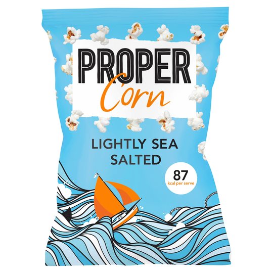 PROPERCORN Lightly Sea Salted Sharing Popcorn 70g