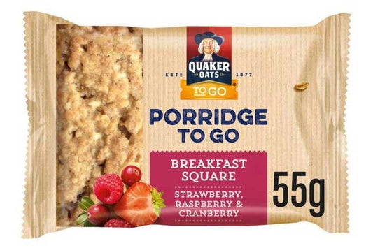 Quaker Porridge To Go Mixed Berries Square 55g