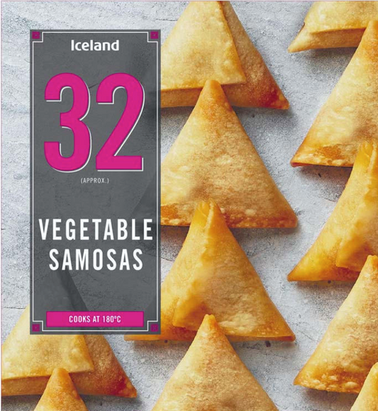 Iceland 32 (approx.) Vegetable Samosas 480g