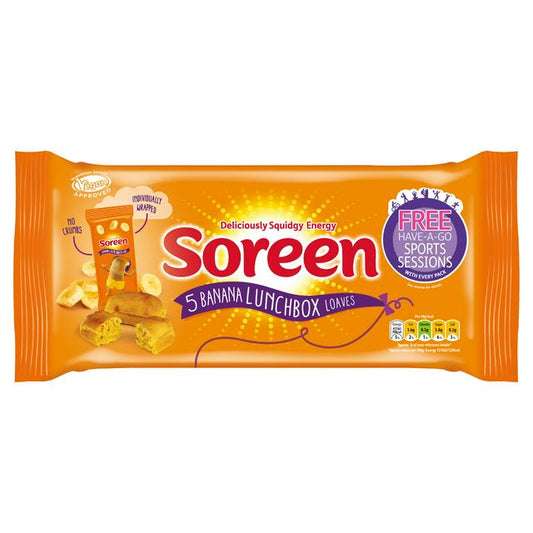 Soreen 5 Banana Lunchbox Loaves 150g