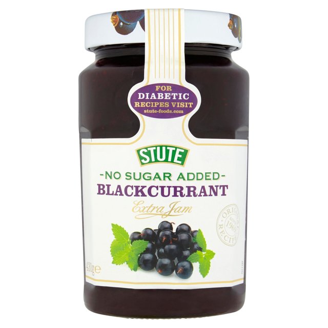 Stute Diabetic Blackcurrant Extra Jam 430g