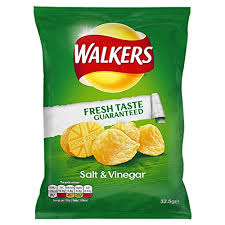 Walkers Salt & Vinegar Crisps 32.5g